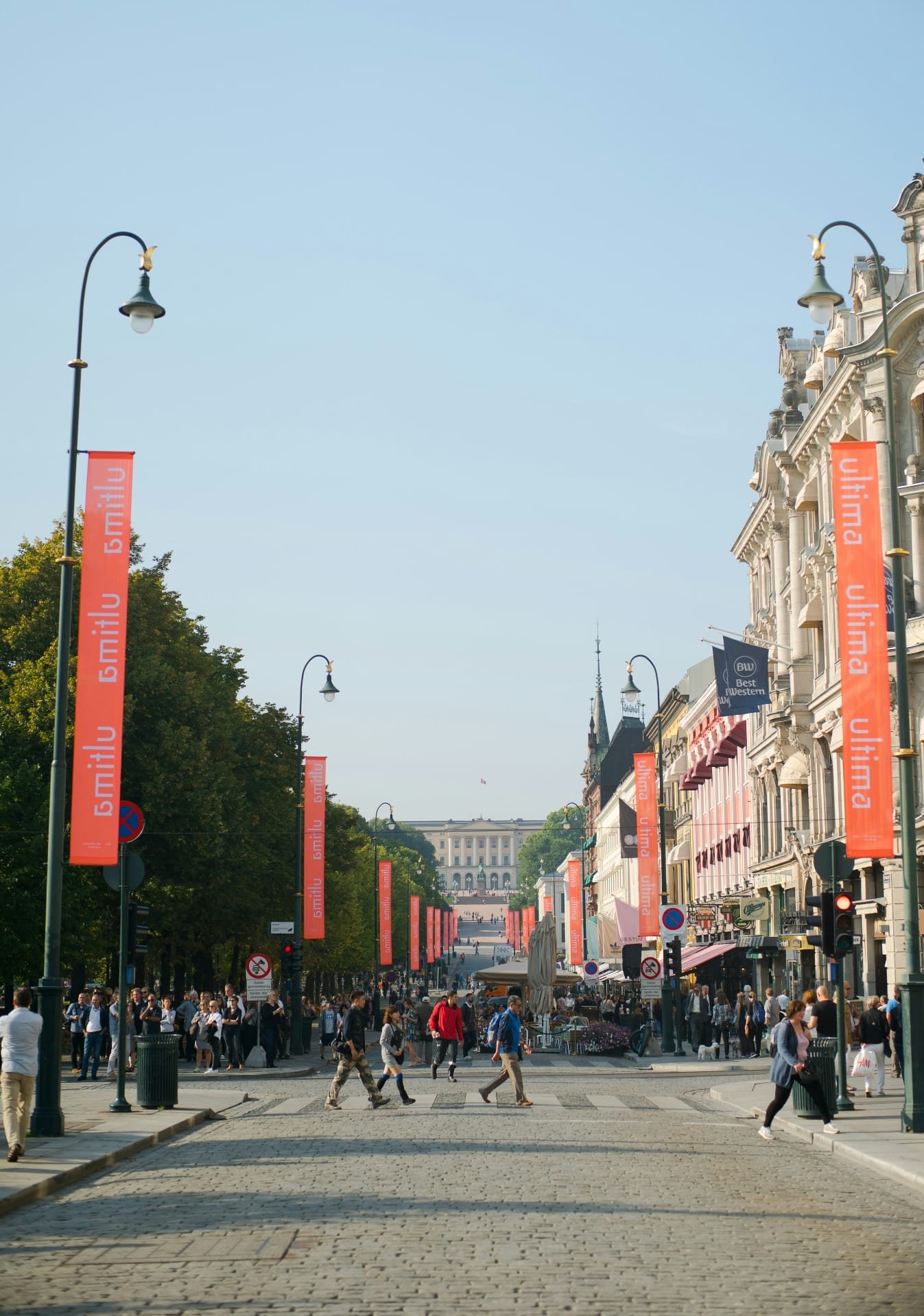 Karl Johans gate, Oslo, Norge Karl Johans gate, Oslo, Norge